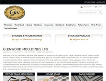 Tablet Screenshot of glenwoodmouldings.ie
